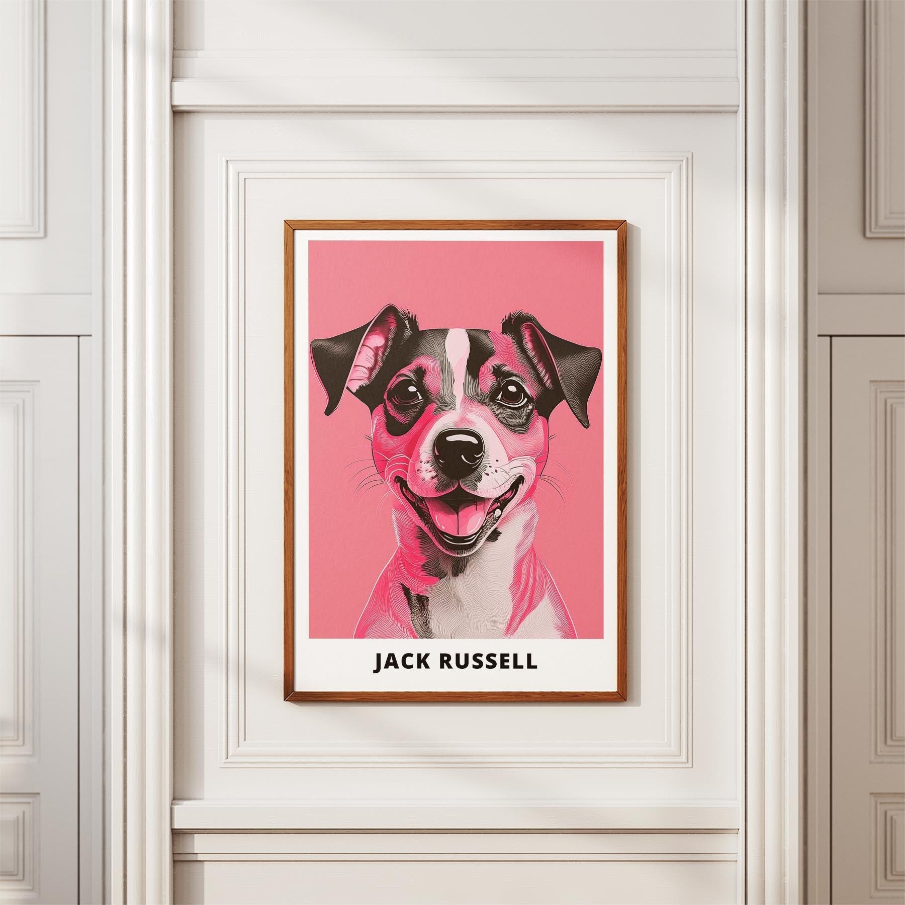 Jack Russell Pink and Black Dog Series 1 image 3