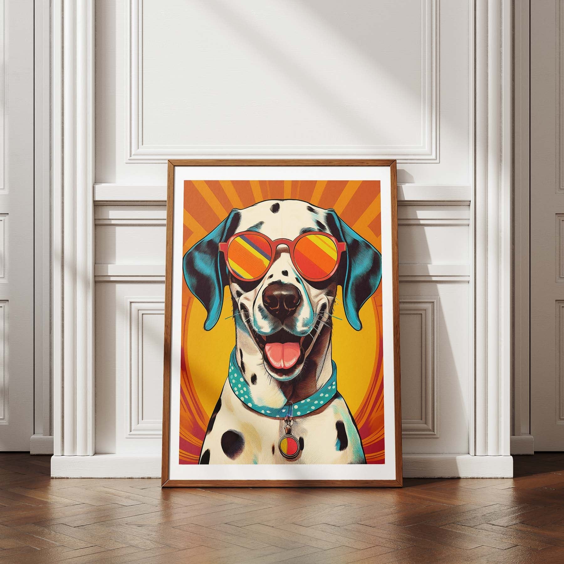 Dalmation Dog In Colourful Sunnies 7 image 4