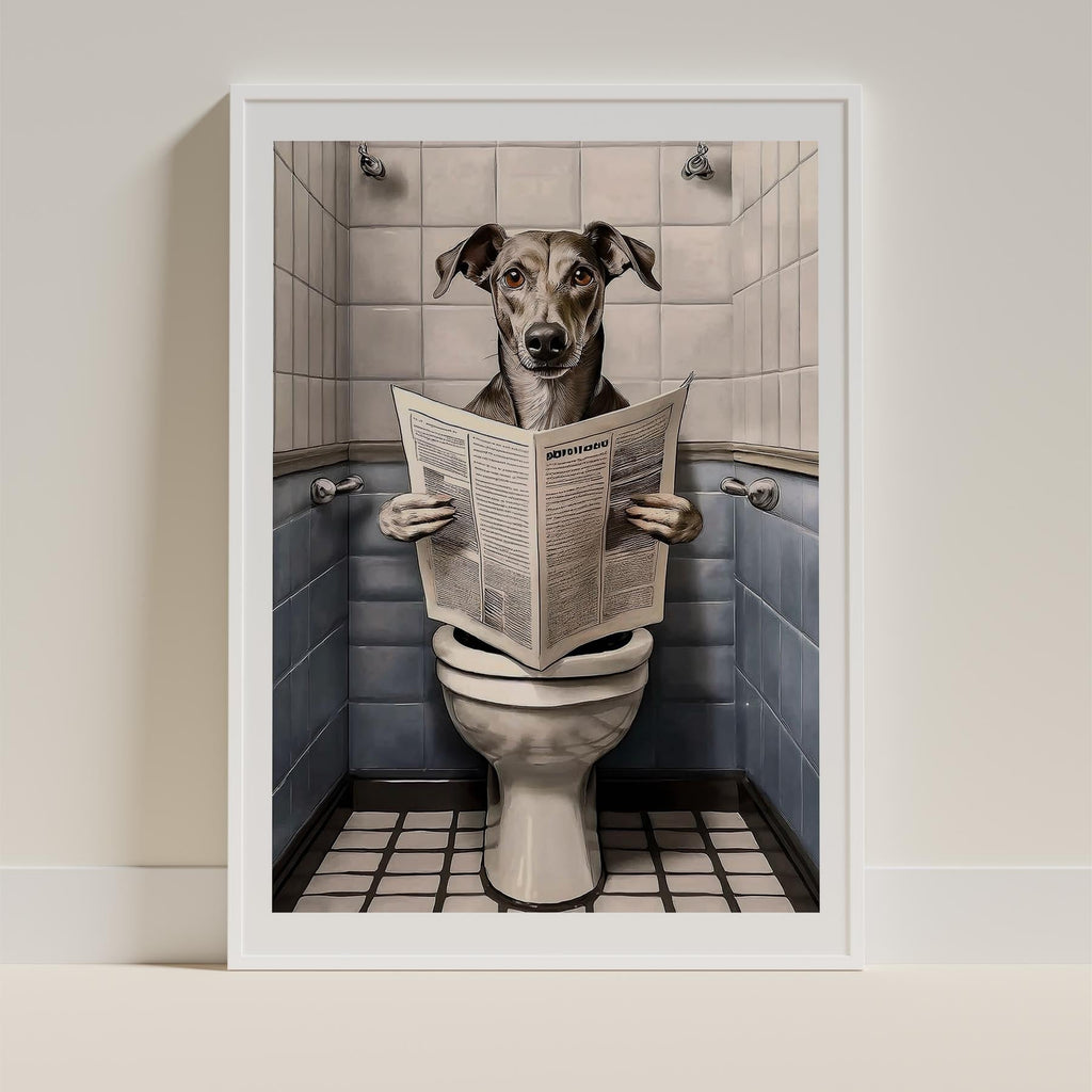 Greyhound Toilet Humour Dog Series 3 image 9