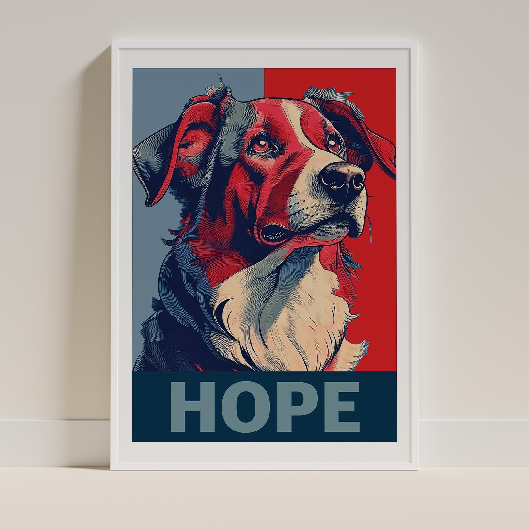 Border Collie HOPE Series Inspired by the Obama Poster image 9