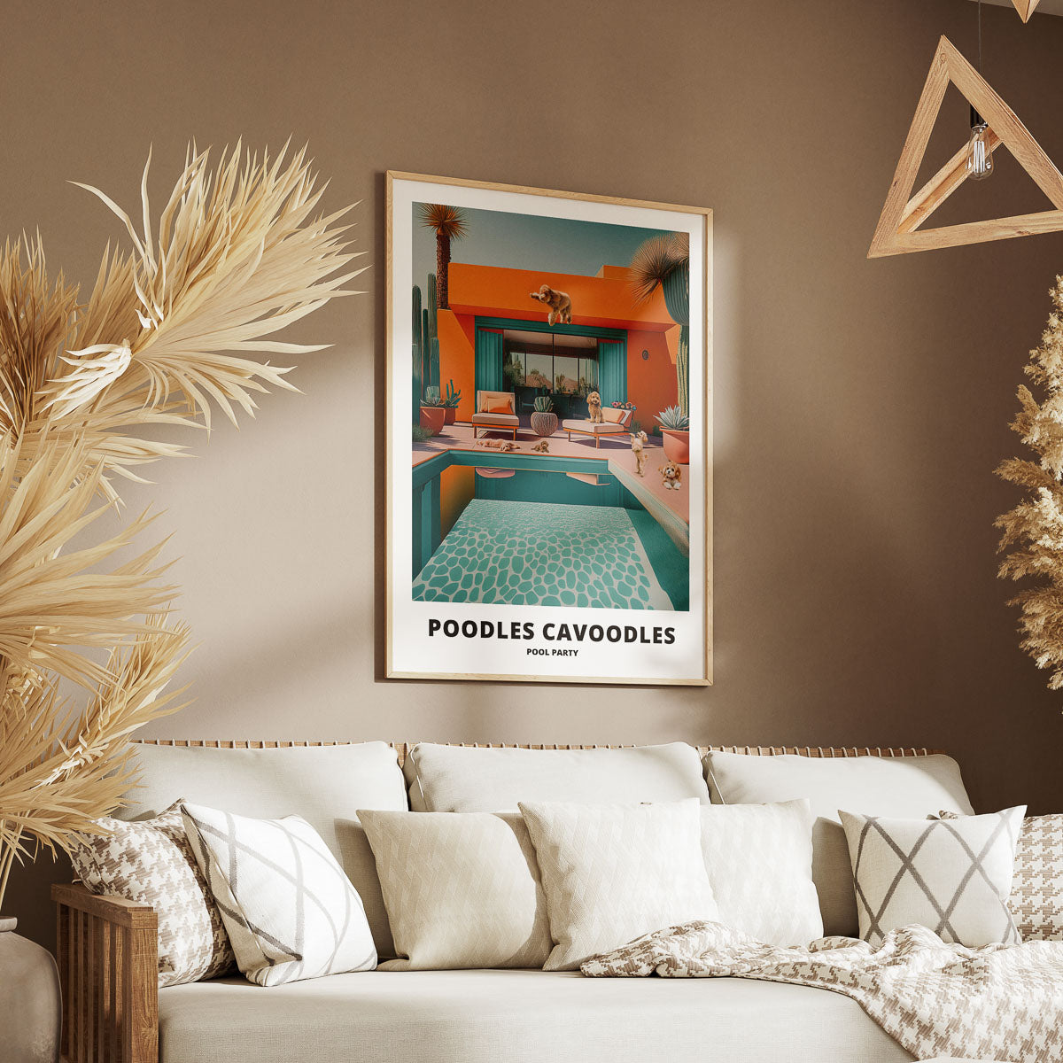 Poodle Cavoodles Pool Party image 5