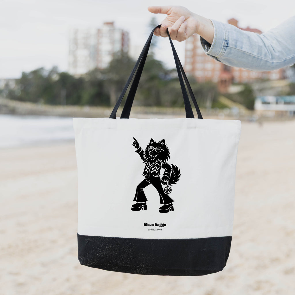 Keeshond 70's Disco Doggo Bag image 1