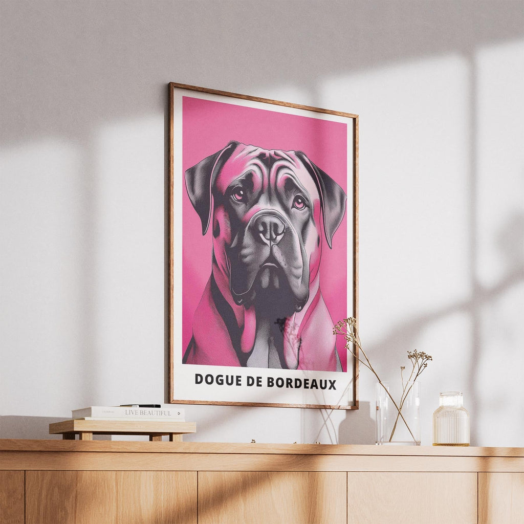 Dogue de Bordeaux Pink and Black Dog Series 1 image 5