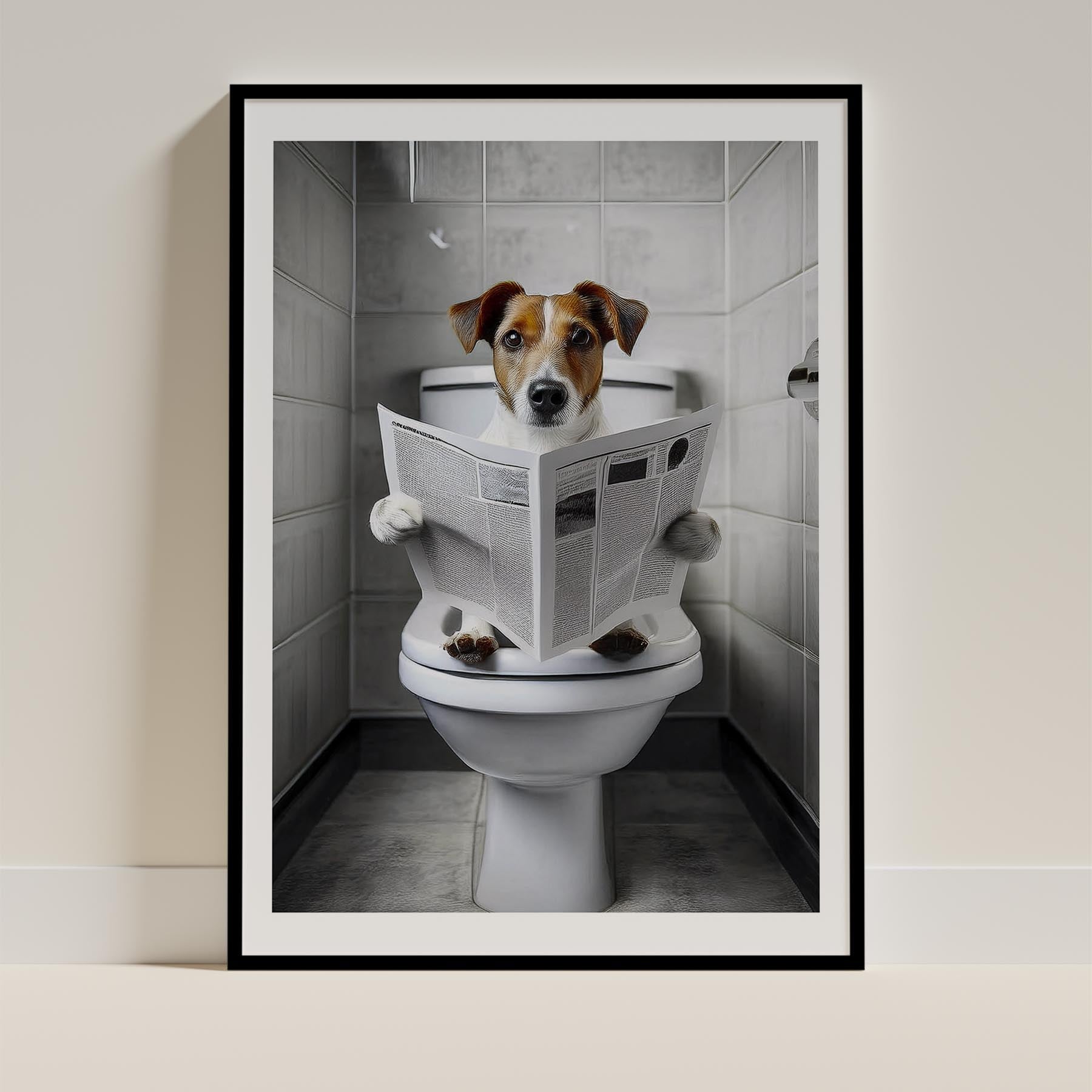 Jack Russell Toilet Humour Dog Series image 0
