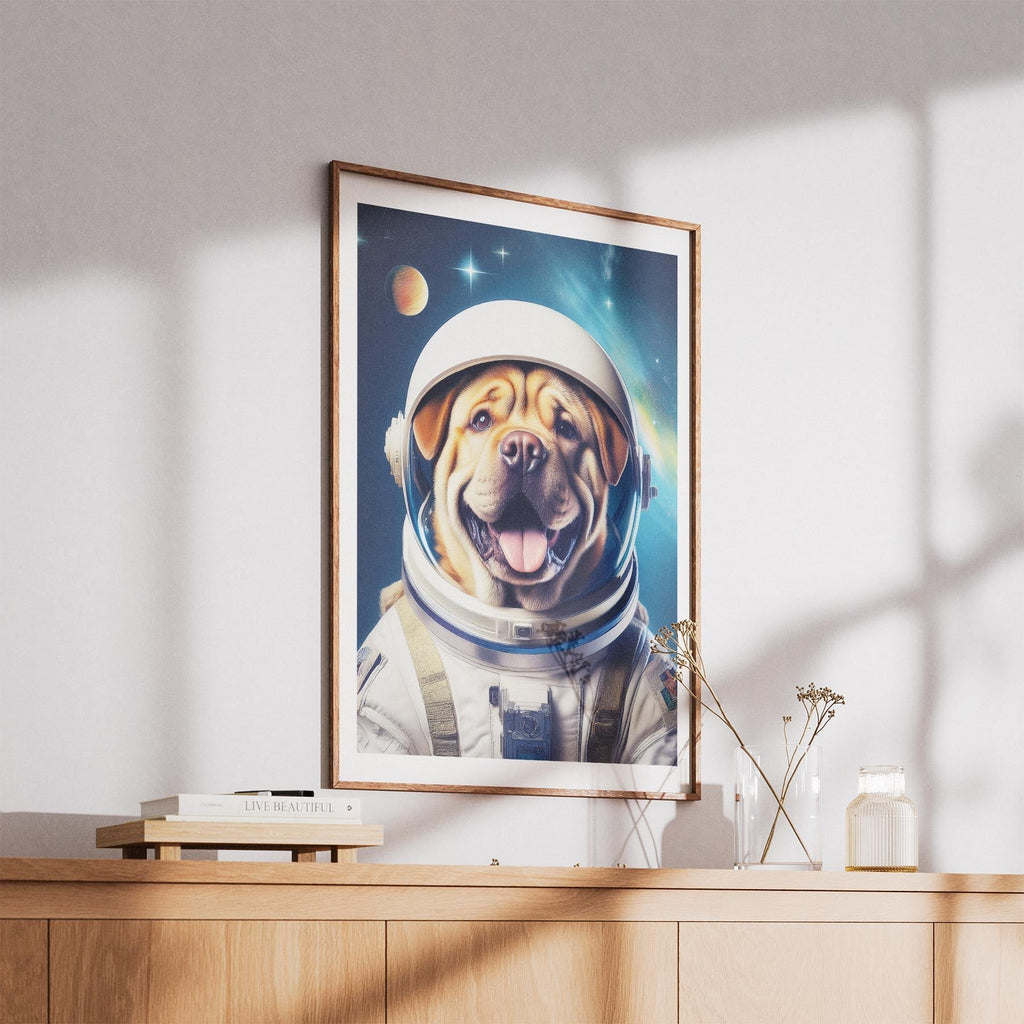 Shar Pei Astronaut Dog Series image 5