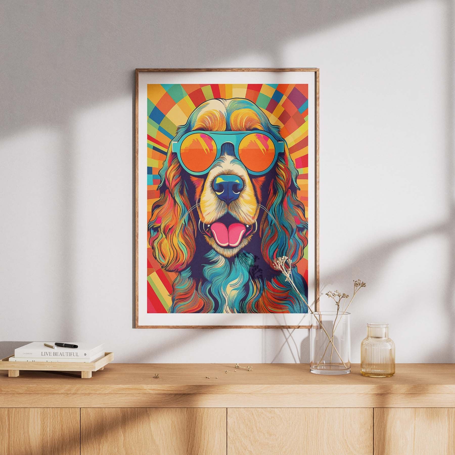 Cocker Spaniel In Colourful Sunnies 1 image 8