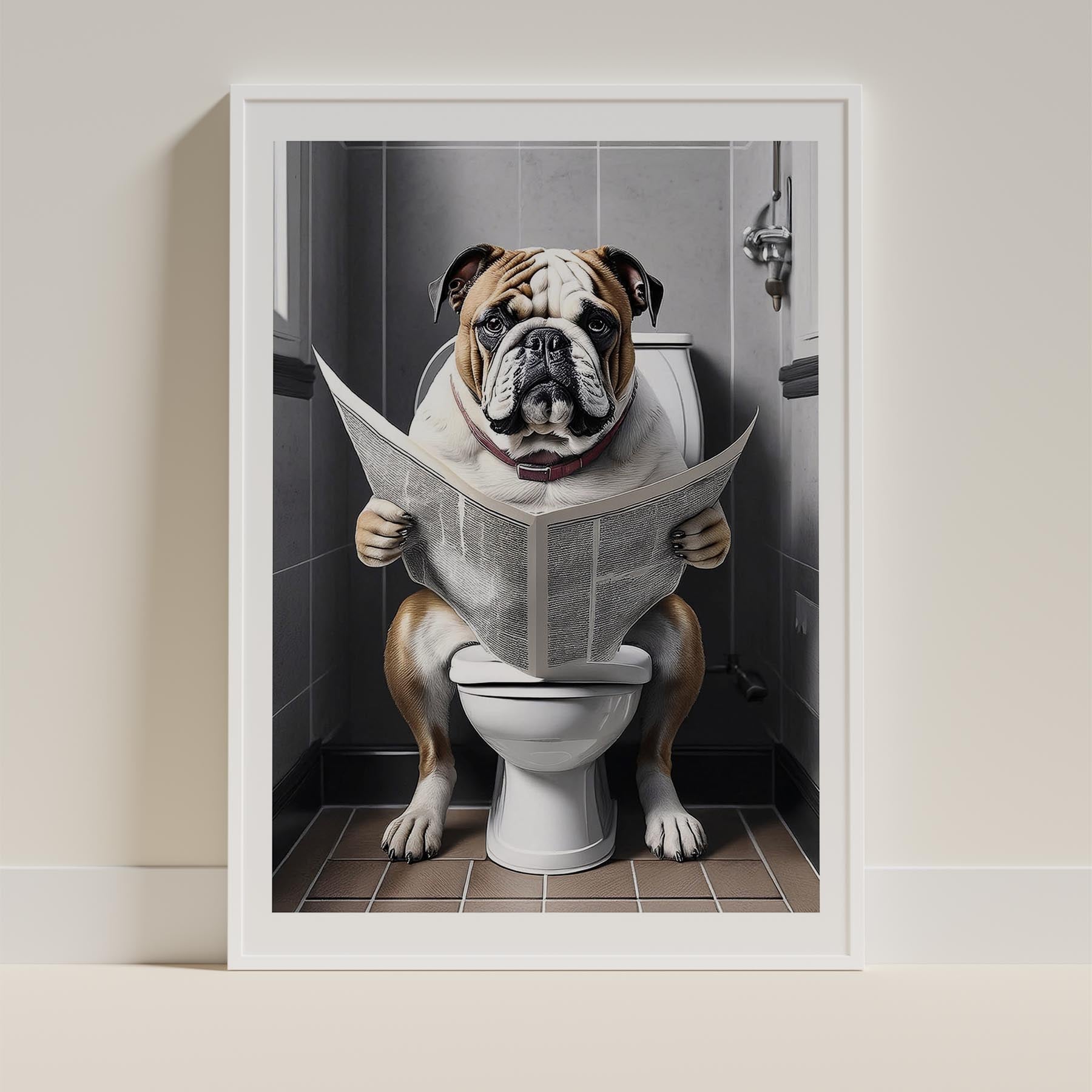 Bulldog Toilet Humour Dog Series 4 image 9