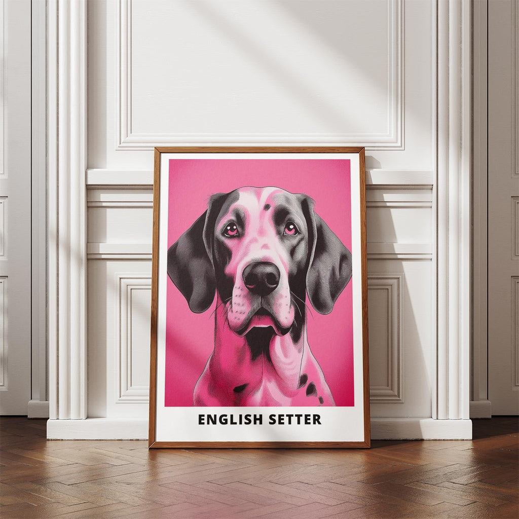 English Setter Pink and Black Dog Series 1 image 4