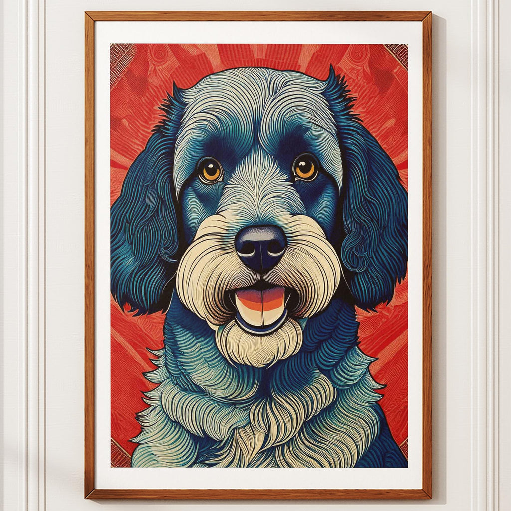 Cavoodle Hokusai Japanese Inspired Dog Series 5 image 10