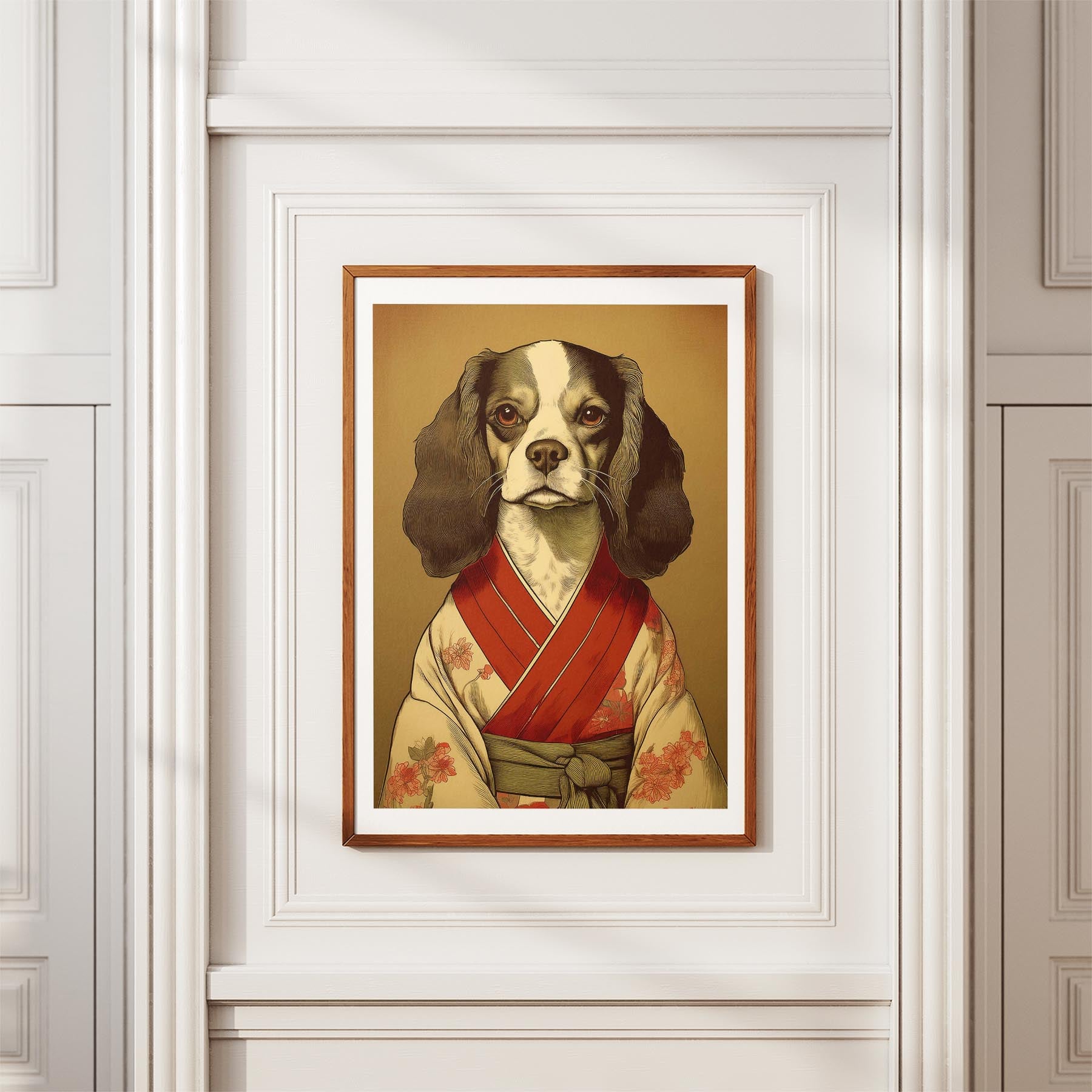 Cavalier Spaniel Japanse Kimono Dog Series image 3