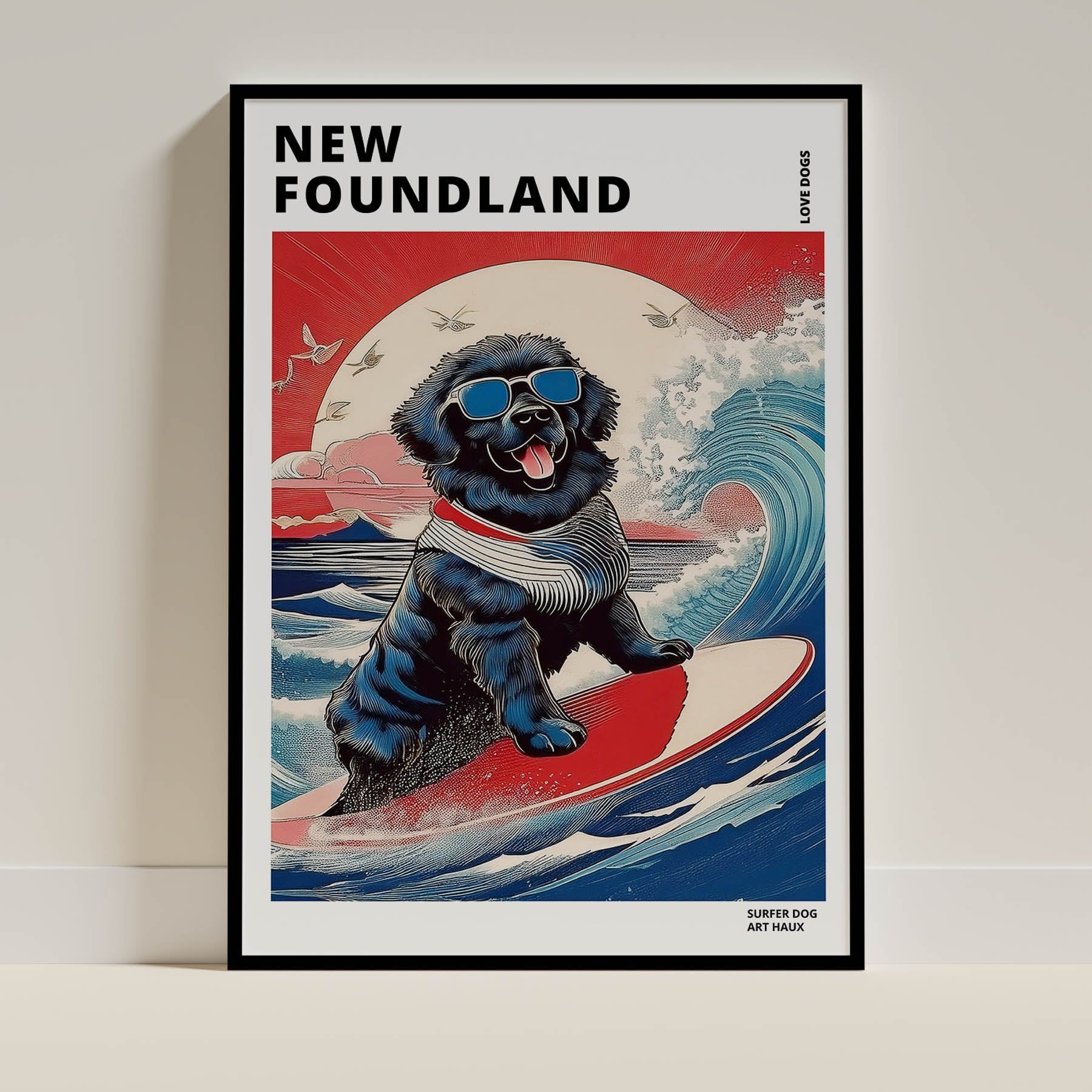 New Foundland Hokosai Surfer Dogs 1 image 0