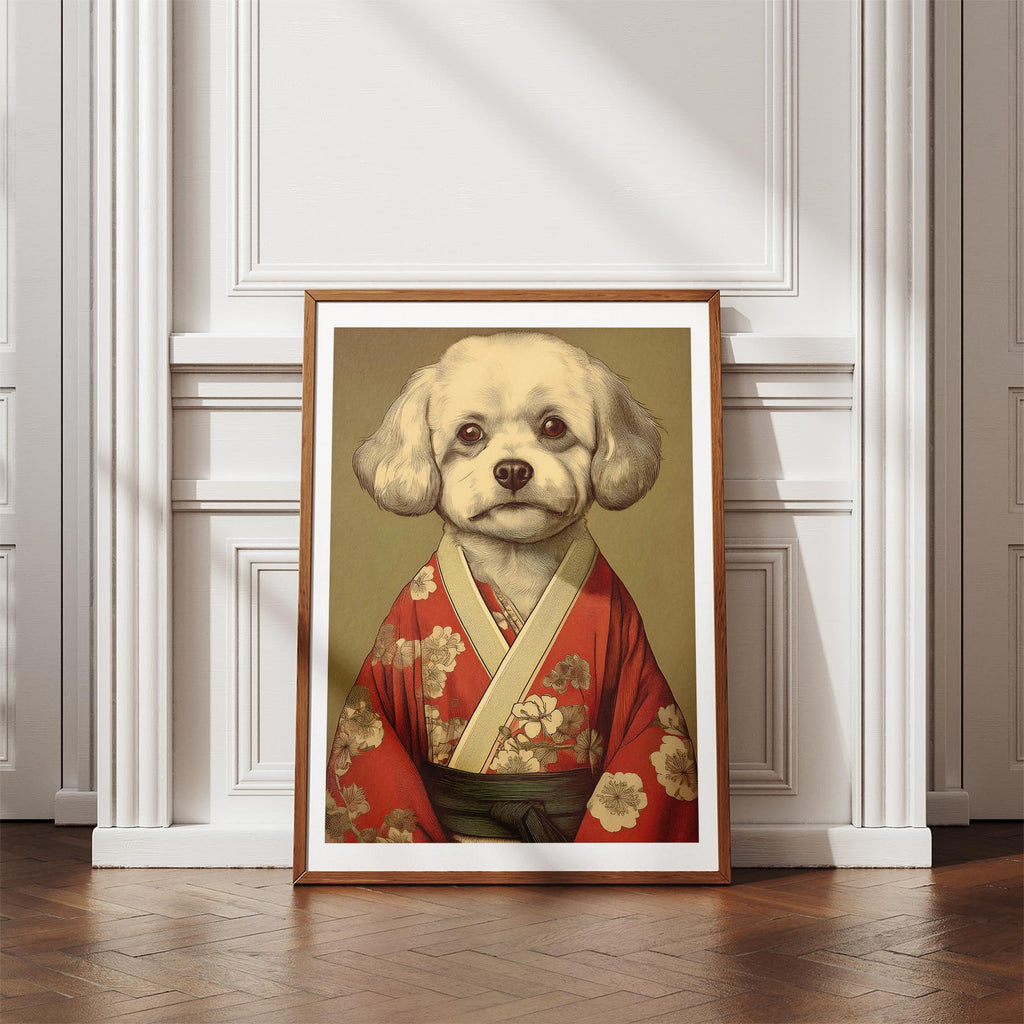 Bichon Frise Japanse Kimono Dog Series image 4