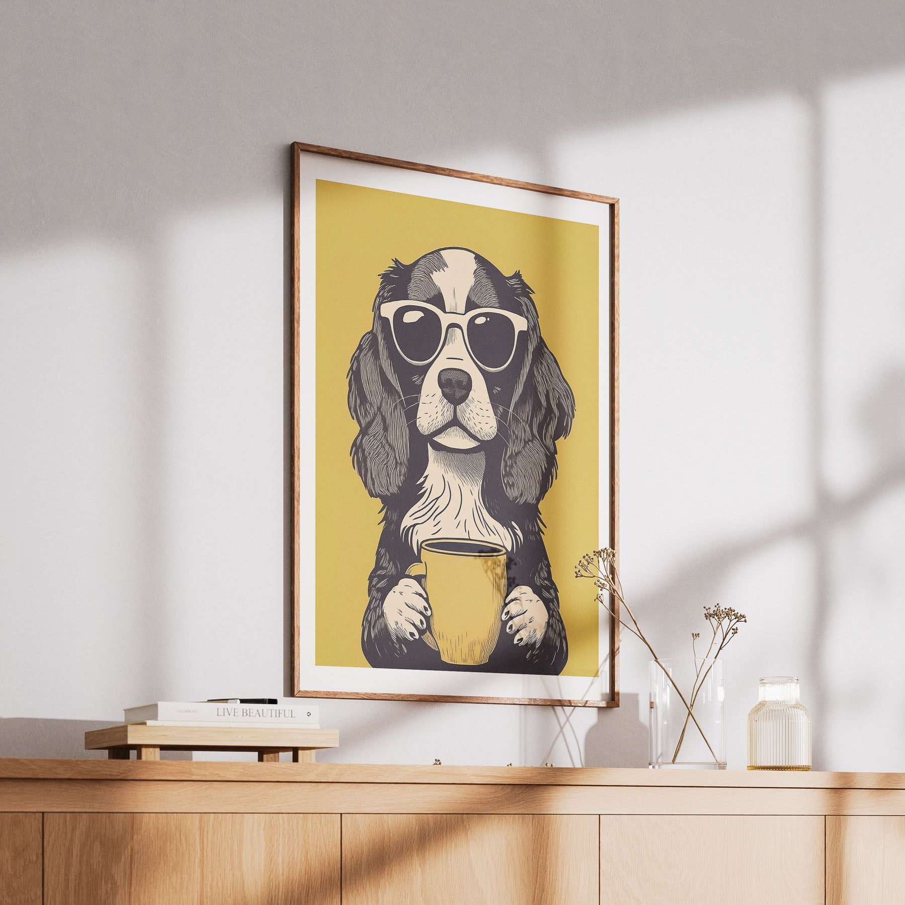 Cavalier King Charles Spaniel Chillin Coffee Dog image 6