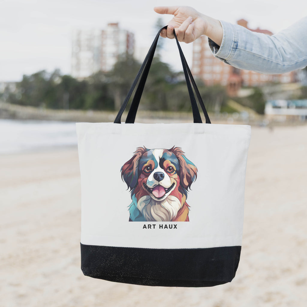 Japanese Chin Chic Graphic Art Bag image 1