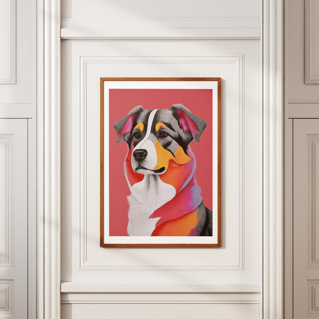 Australian Shepherd Modern Pop Dog Series image 3