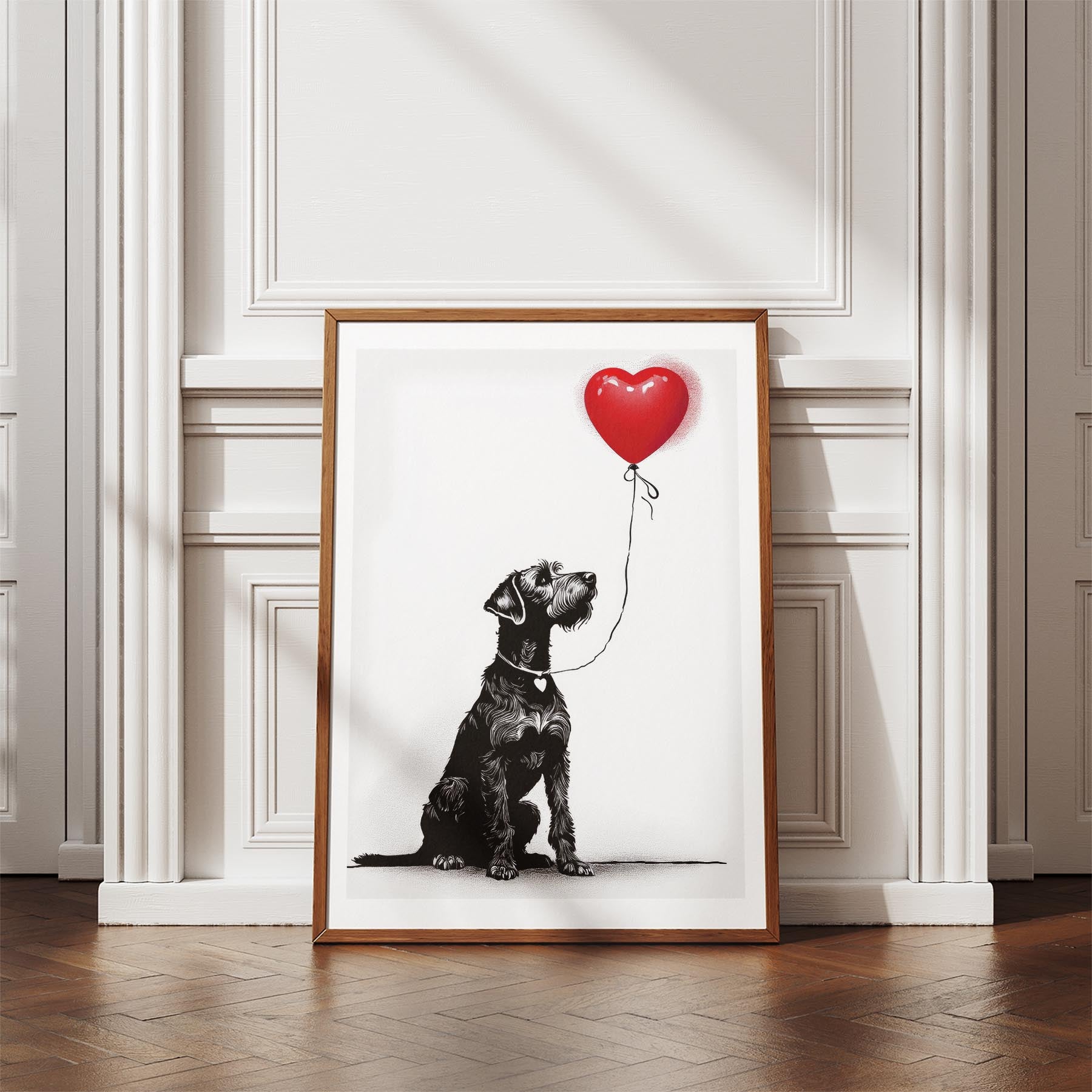 Airedale DOGSY Series inspired by the Art of Banksy image 4