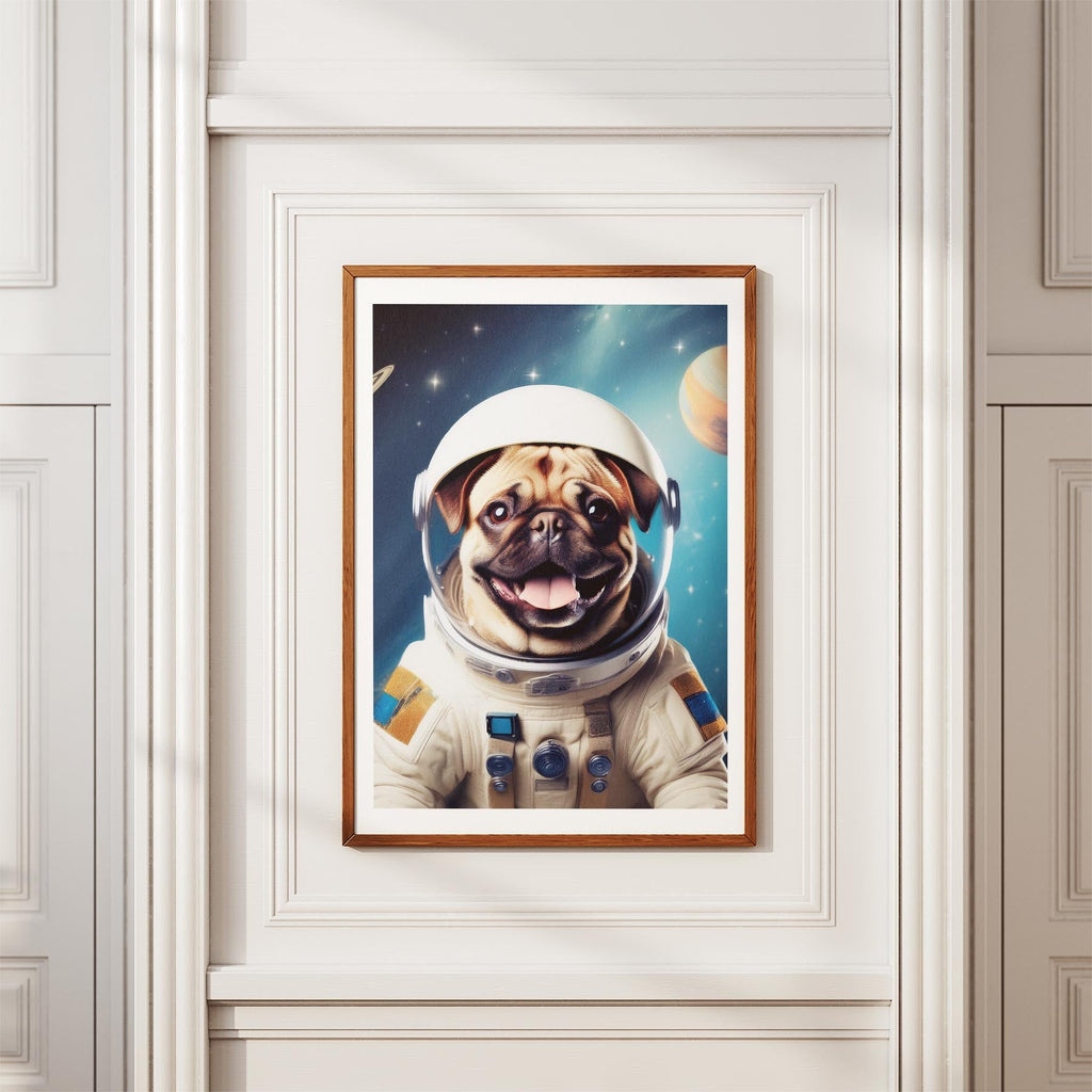 Pug Astronaut Dog Series image 3