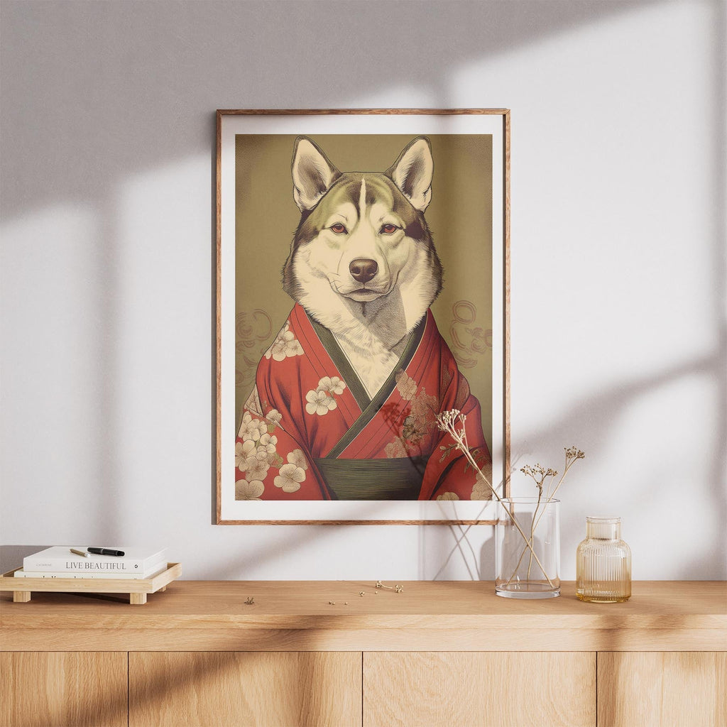 Alaskan Malamute Japanse Kimono Dog Series image 8