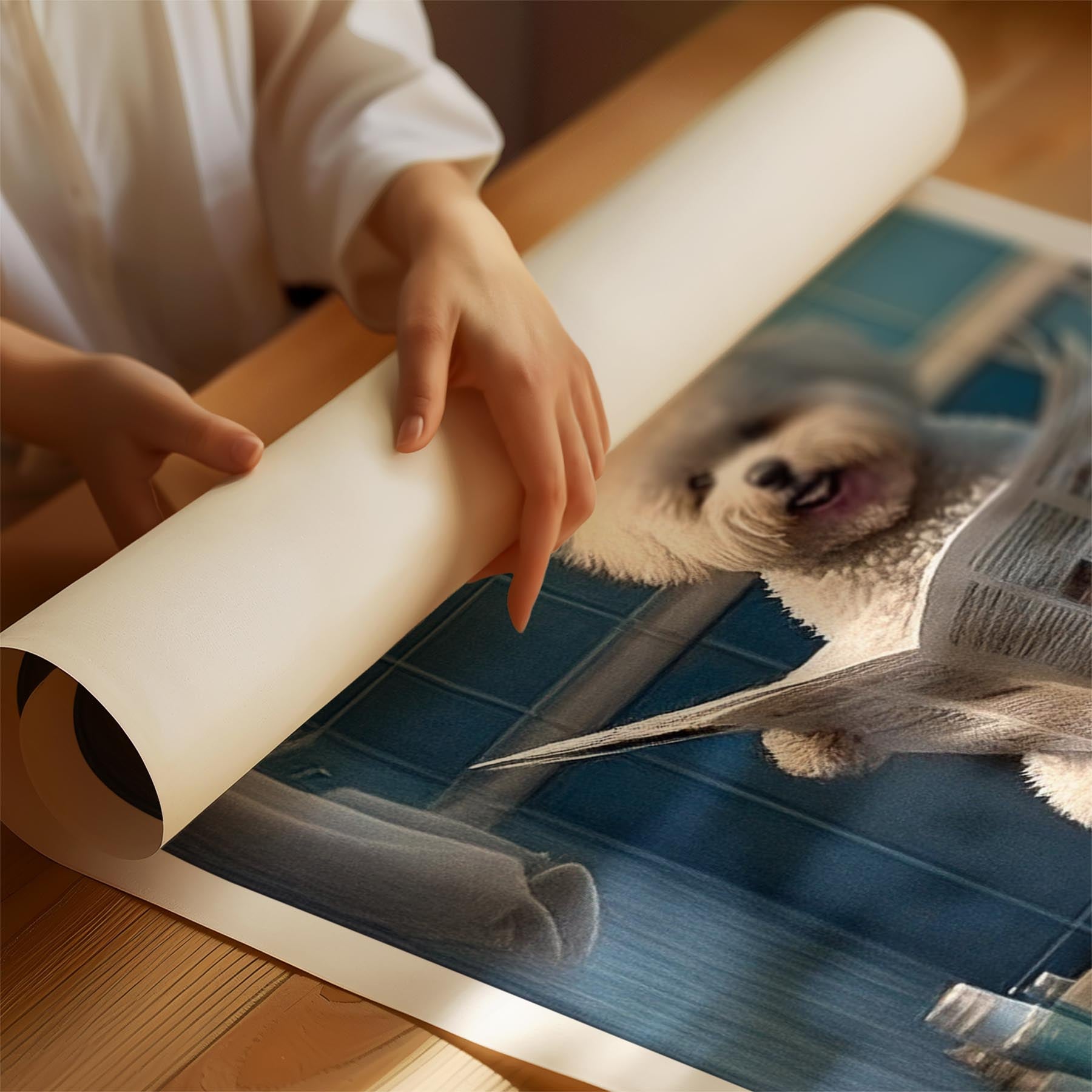 Bichon Frise Toilet Humour Dog Series image 1