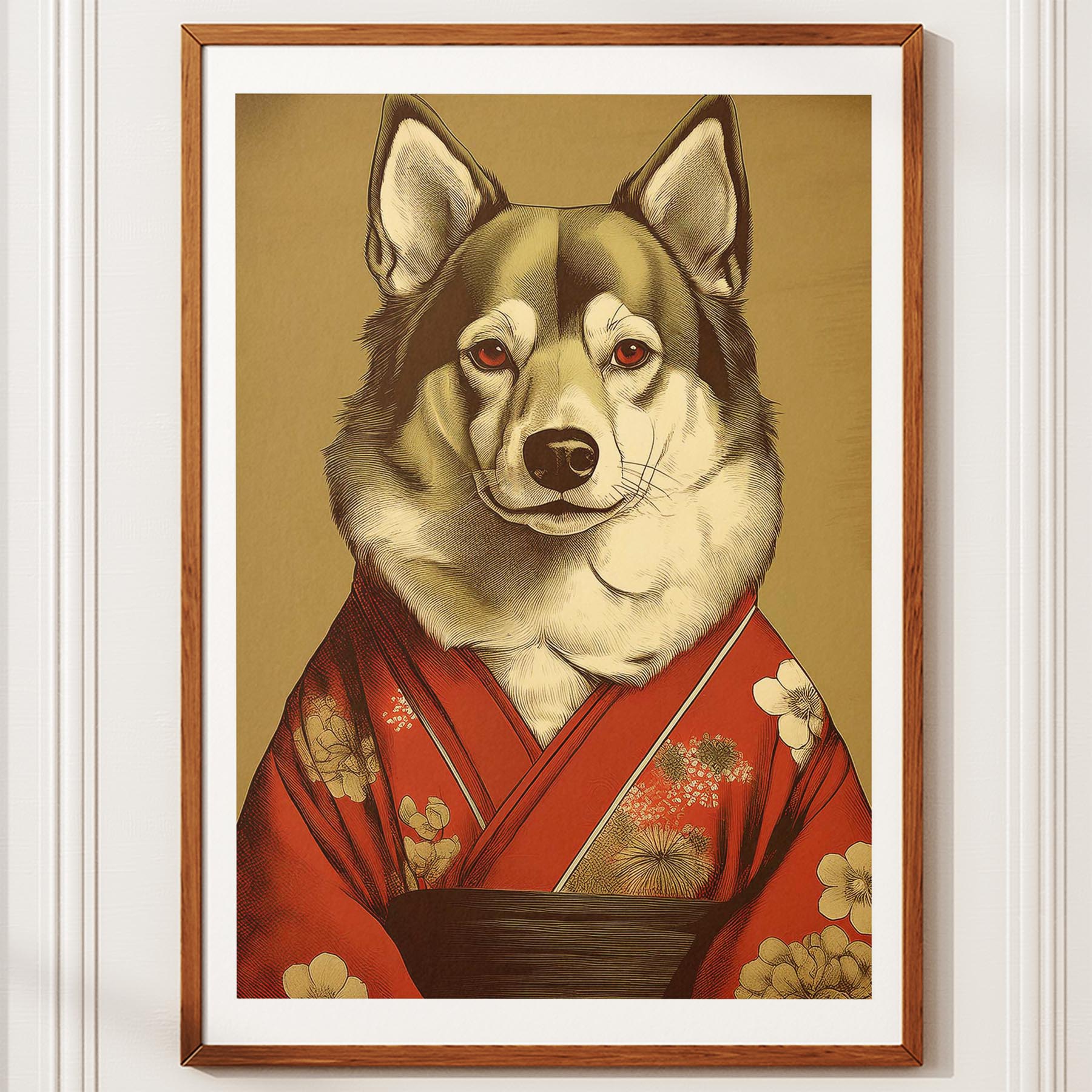 Finnish Lapphund Japanse Kimono Dog Series image 10