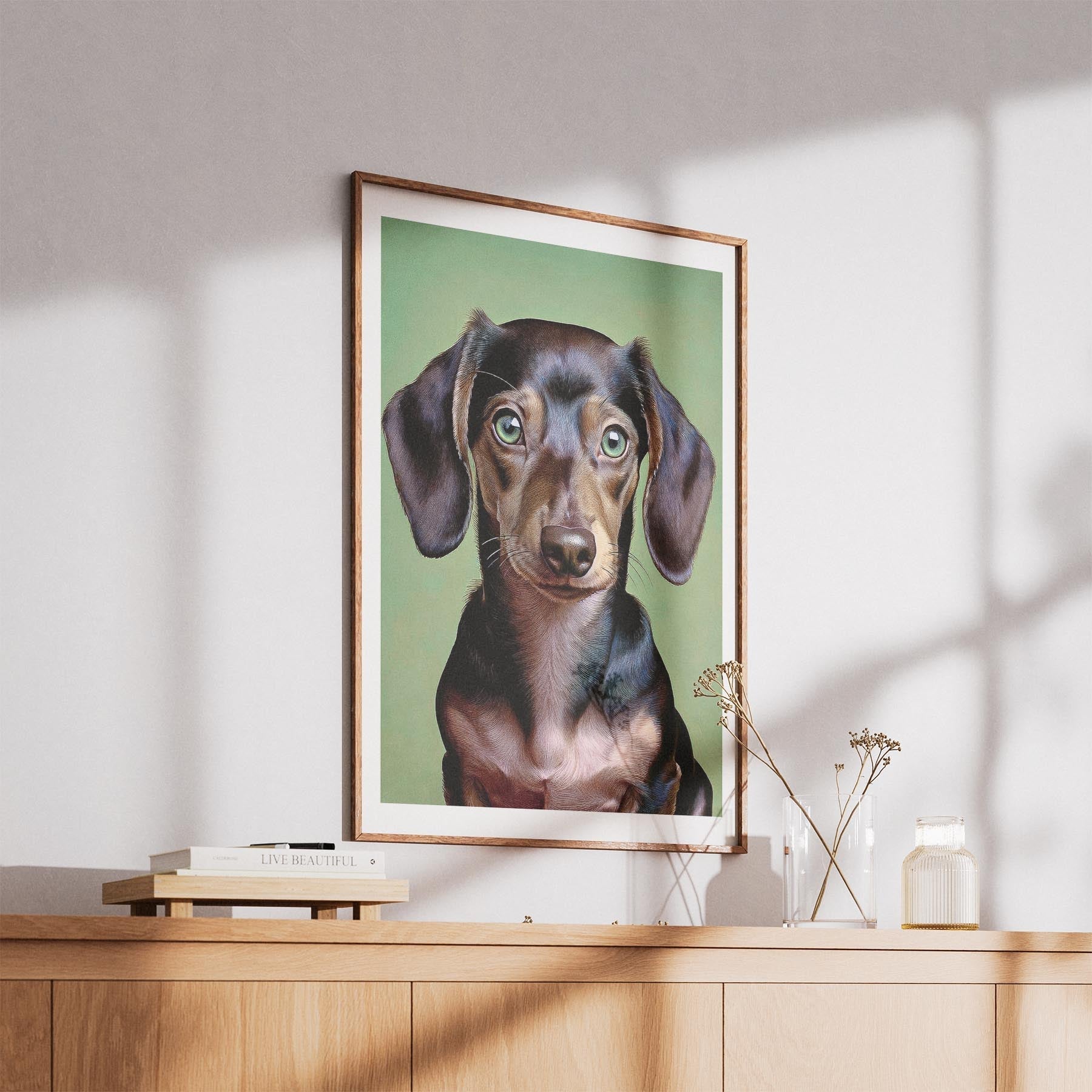 Dachshund Green Painted Series image 5