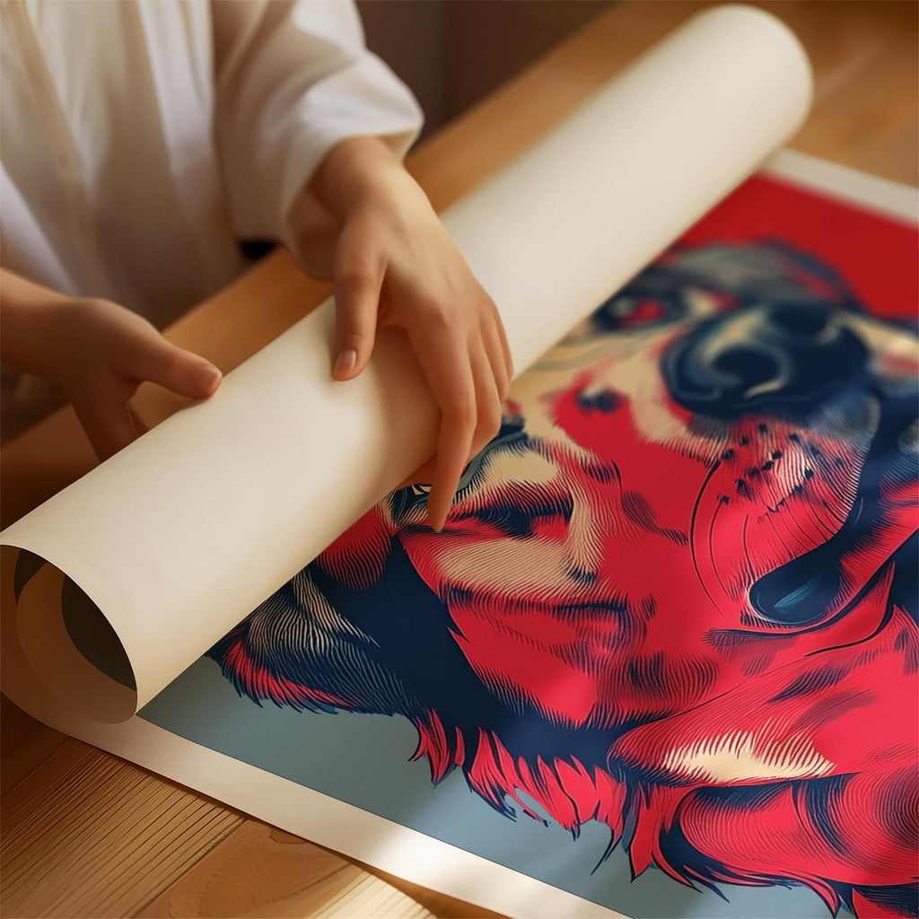 German Spitz LOVE Series Inspired by the Obama Poster image 1