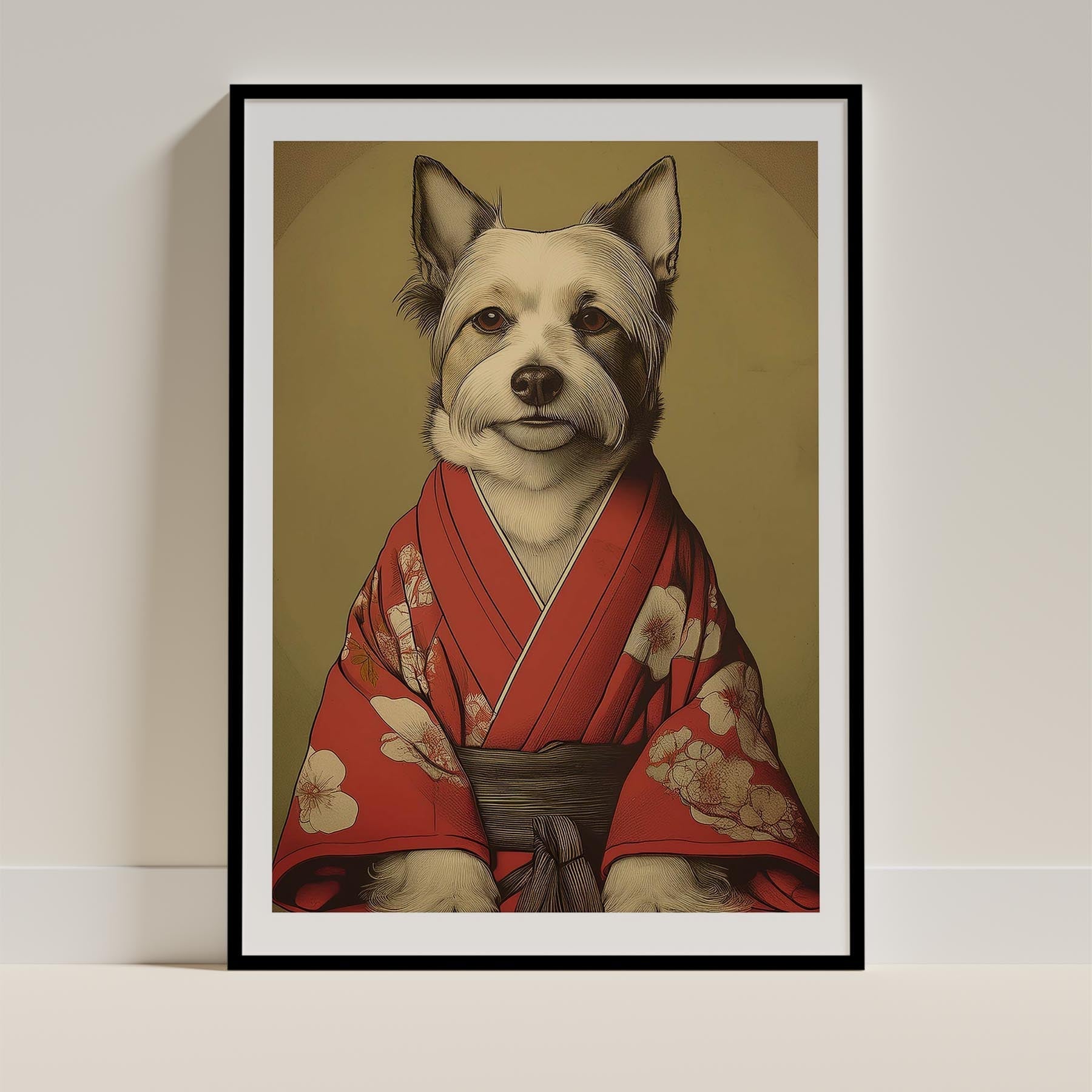 Australian Terrier Japanse Kimono Dog Series image 0