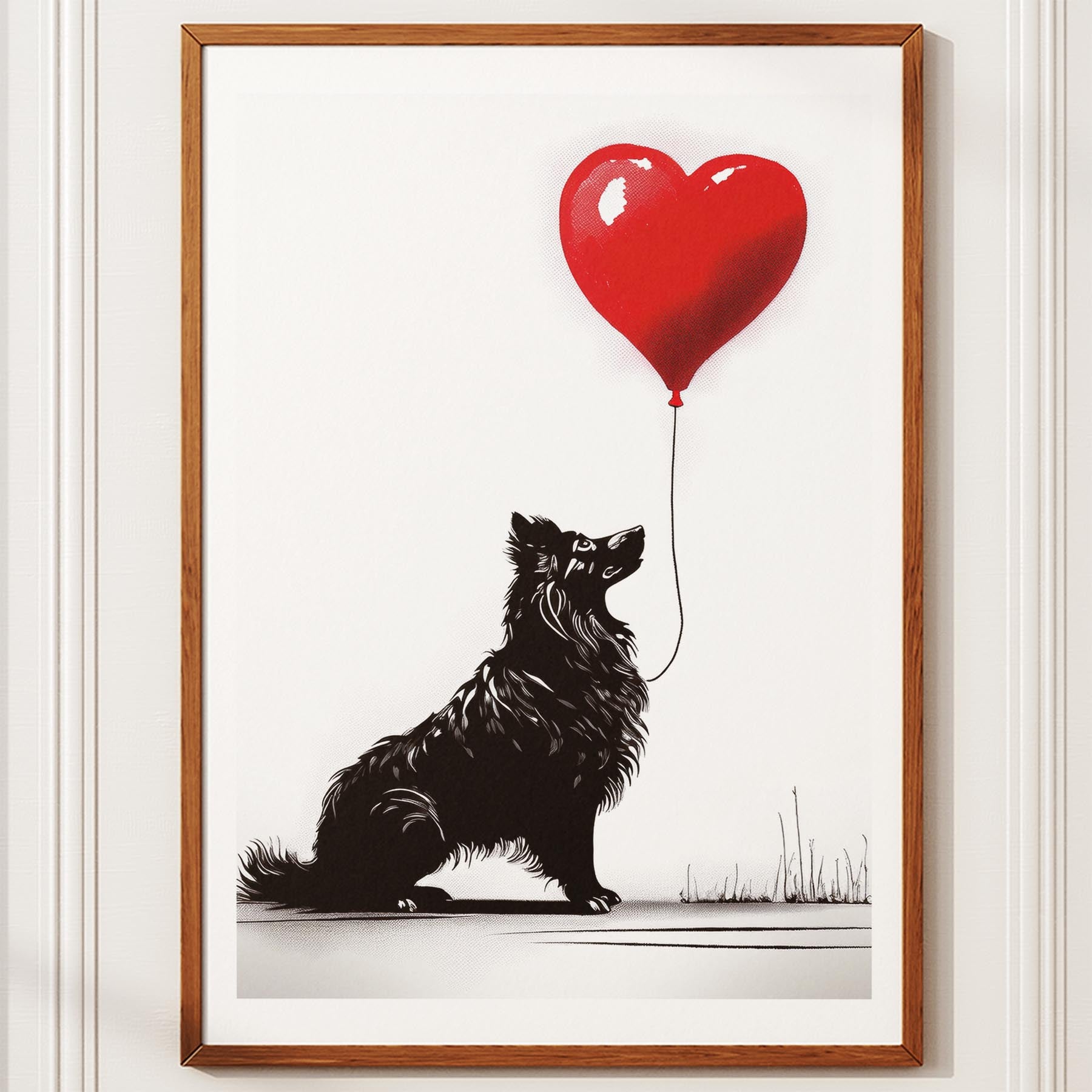 Shetland Sheepdog DOGSY Series inspired by the Art of Banksy image 10