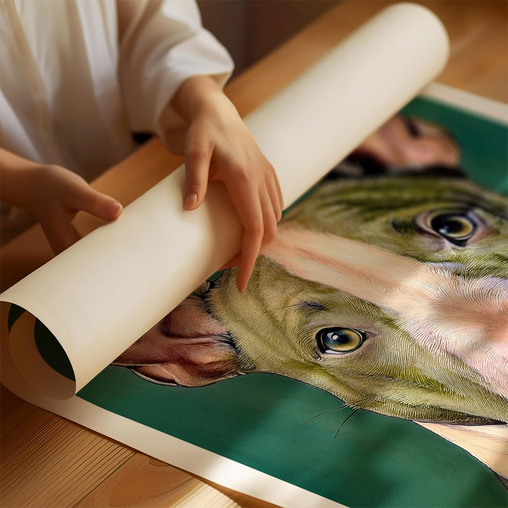 Bull Terrier Green Painted Series image 1