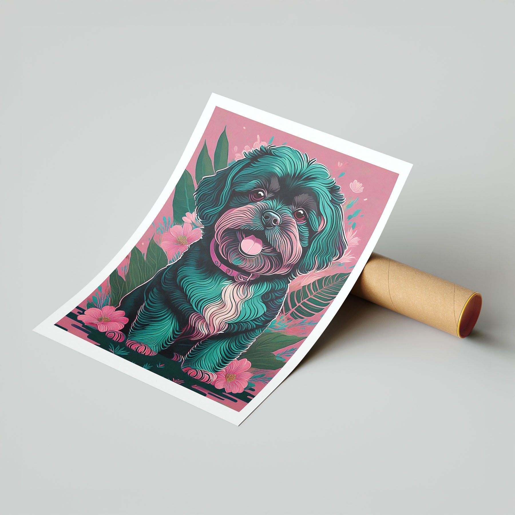 Bichon Frise 1 Flowery Dog image 7