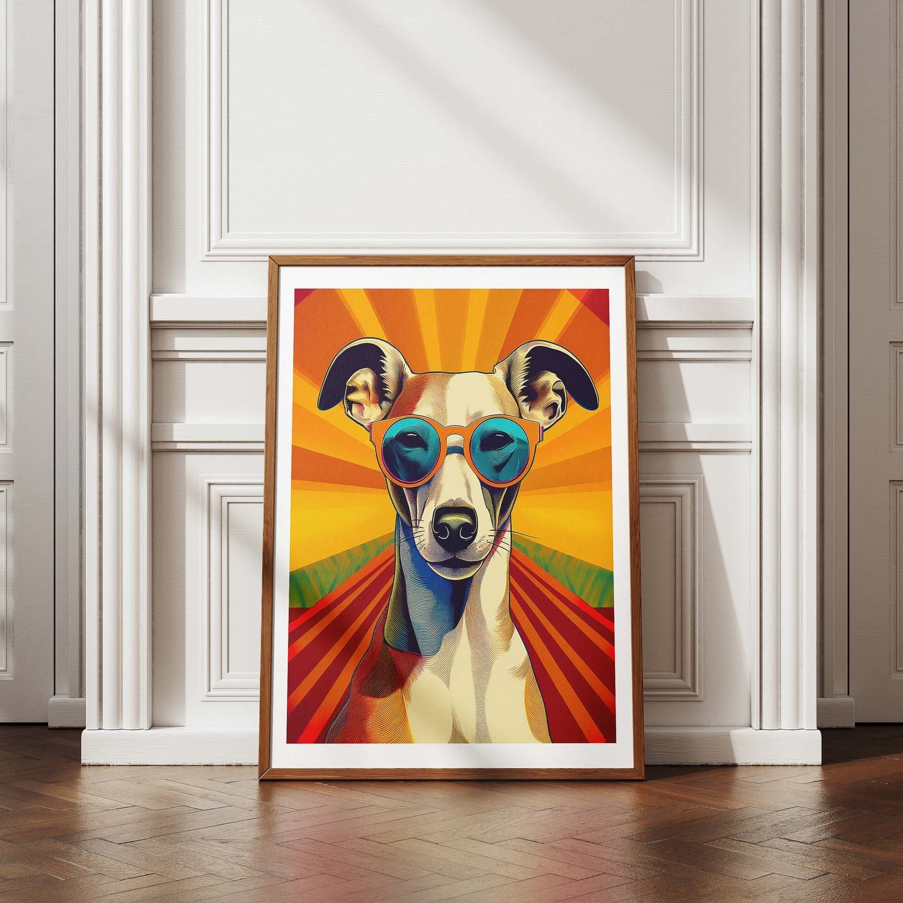 Whippet In Colourful Sunnies 1 image 4