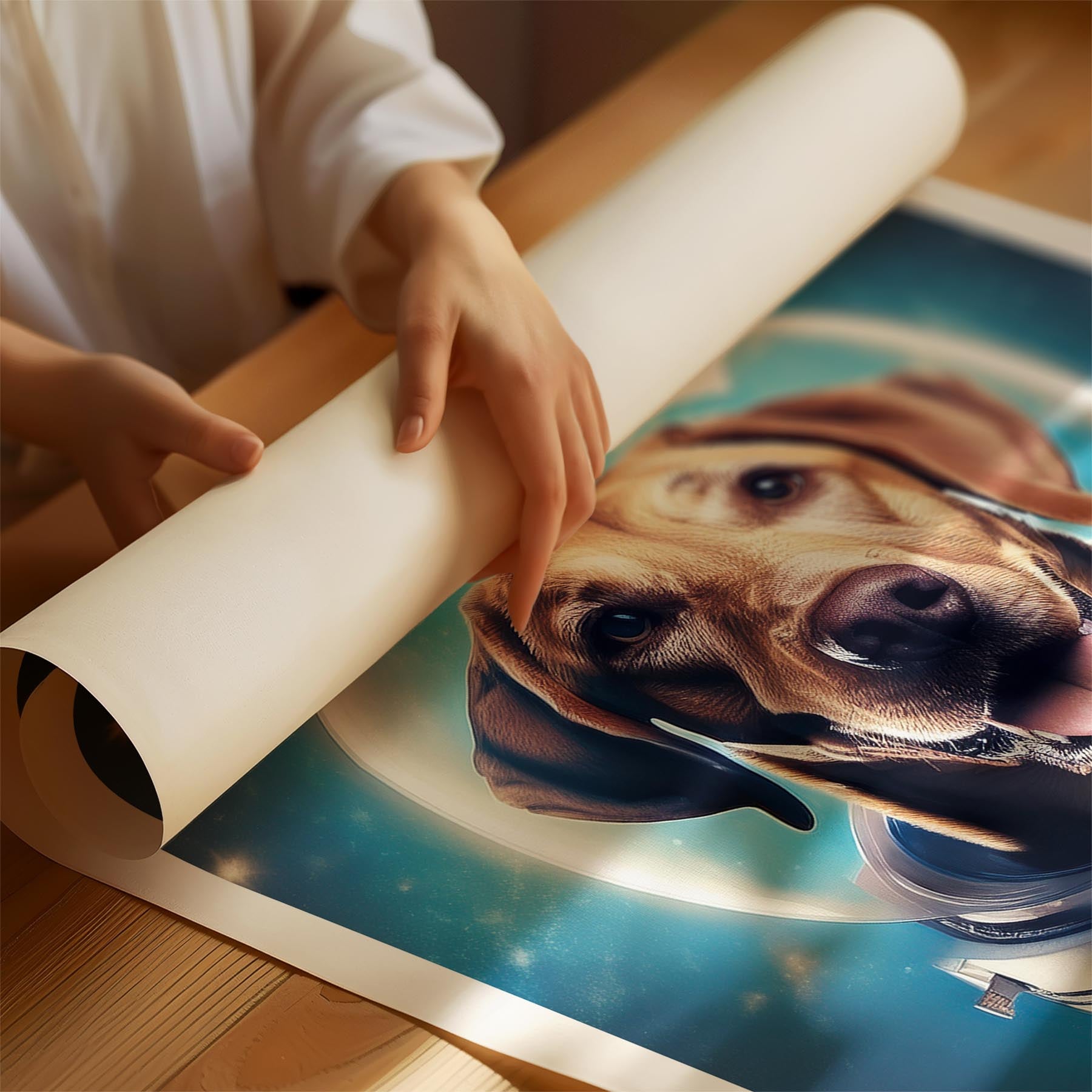 Rhoedesian Ridgeback Astronaut Dog Series image 1