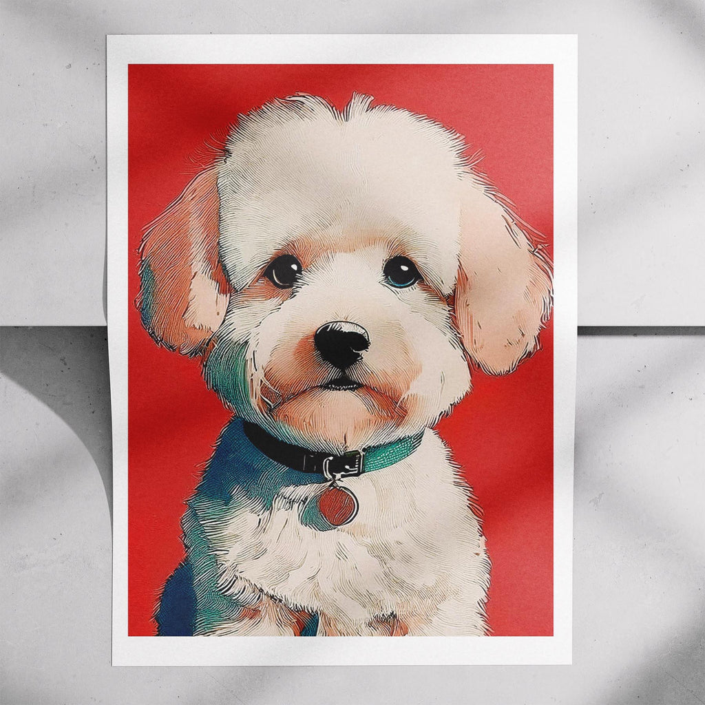 Bichon Frise Red Dog Series image 7