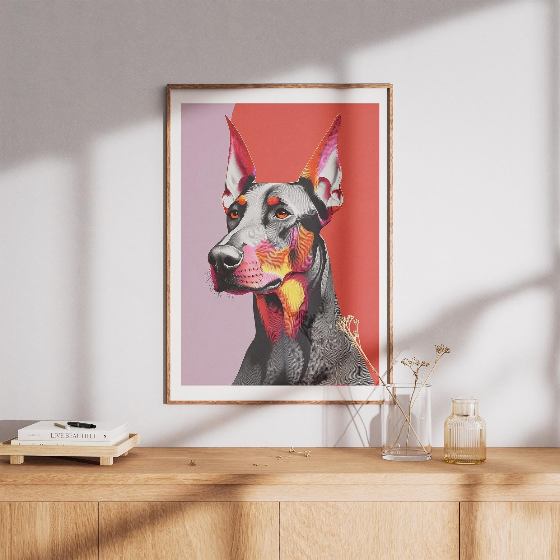 Doberman Modern Pop Dog Series image 8