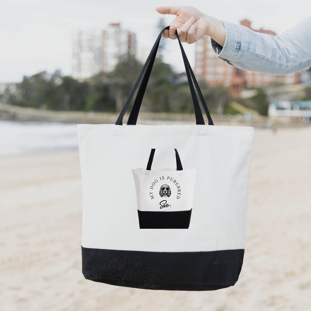 Afghan My Dog is Purebred Sass Bag image 1