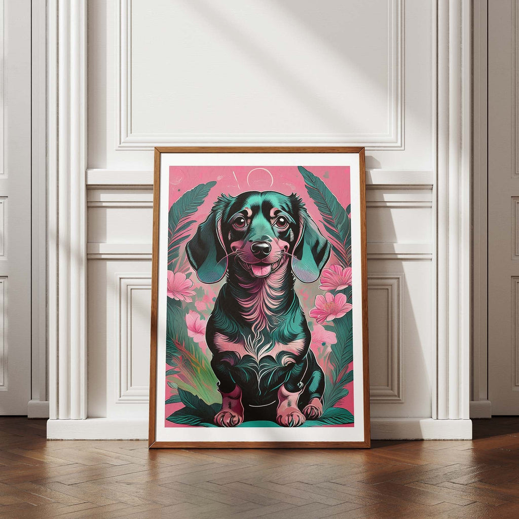 Dachshund Flowery Dog image 4