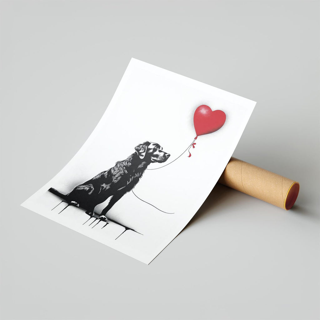 Murray River Retriever DOGSY Series inspired by the Art of Banksy image 6