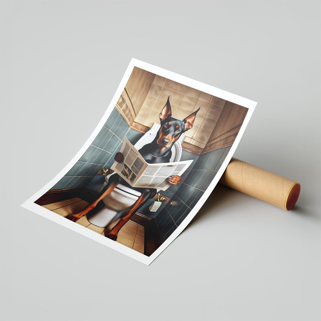 Dobermann Toilet Humour Dog Series 3 image 6