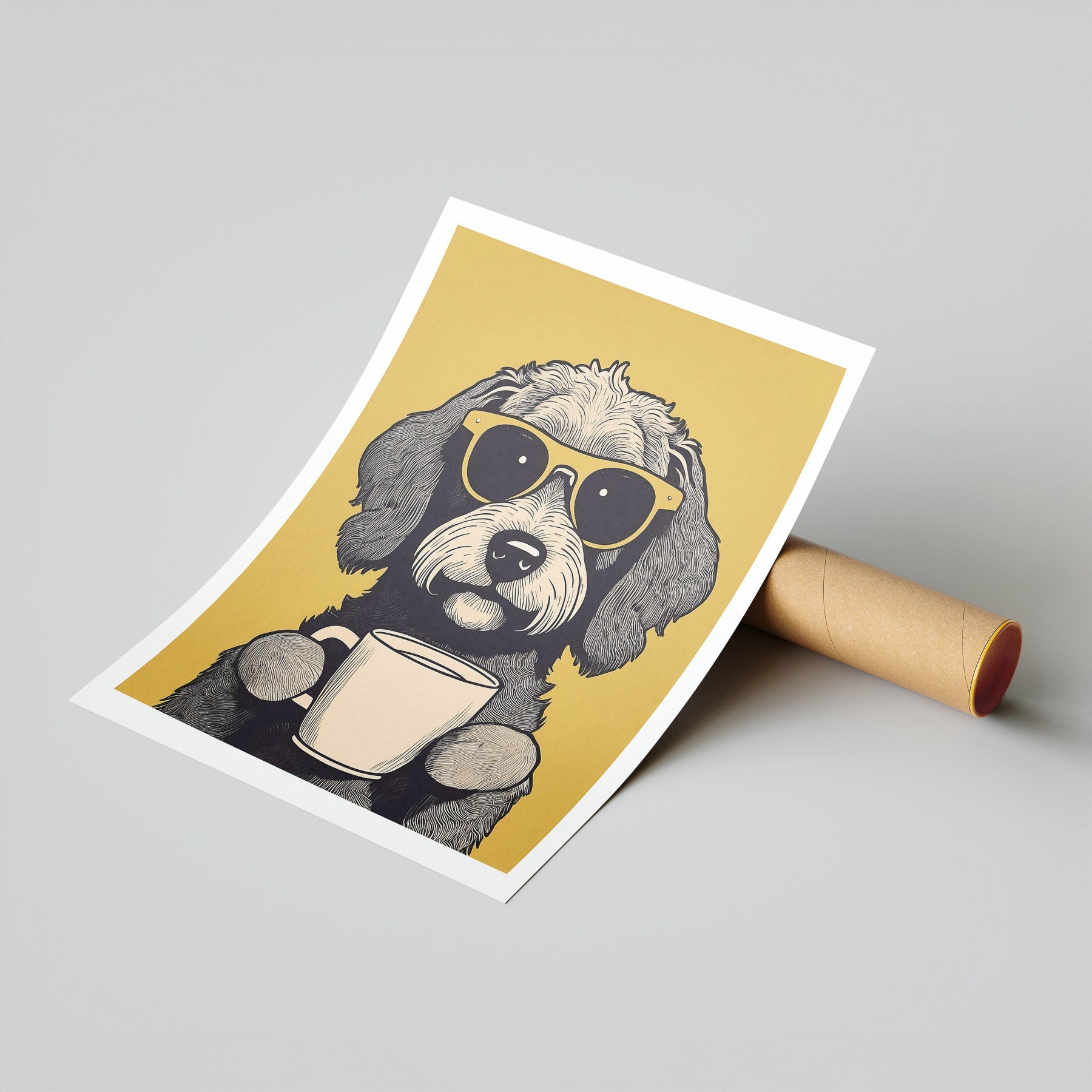 Cockapoo Chillin Coffee Dog image 7