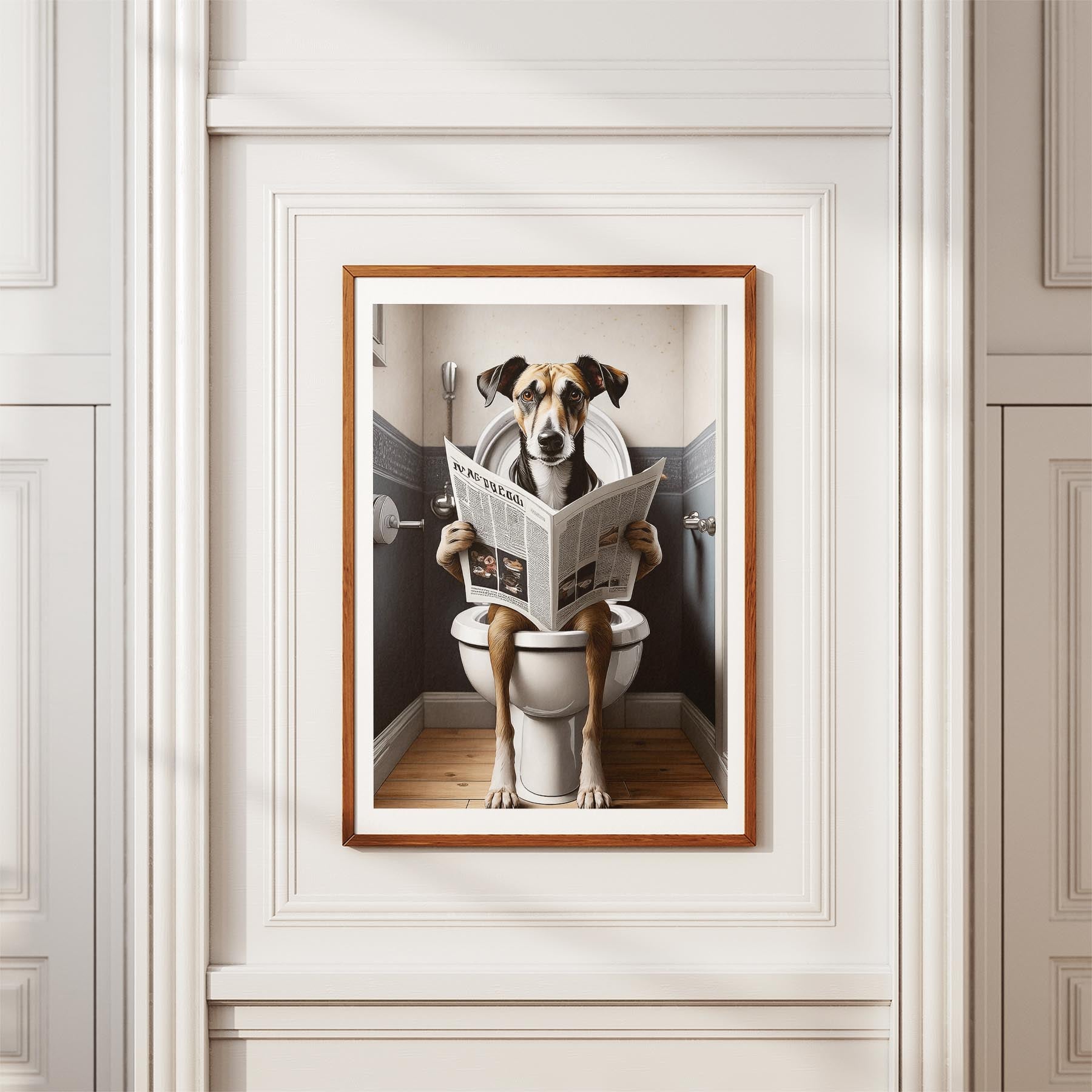 Greyhound Toilet Humour Dog Series 2 image 3