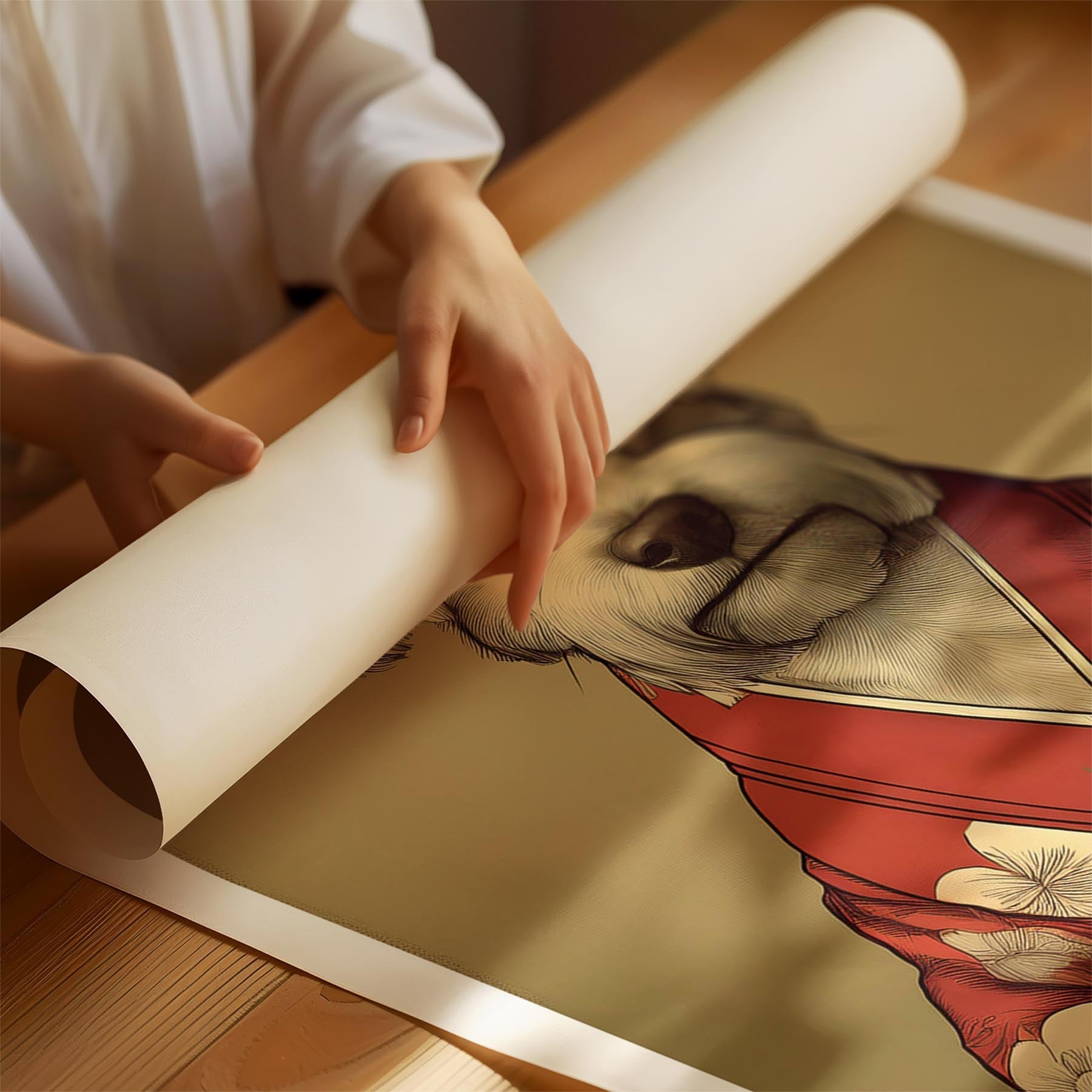 Scottish Terrier Japanse Kimono Dog Series image 1