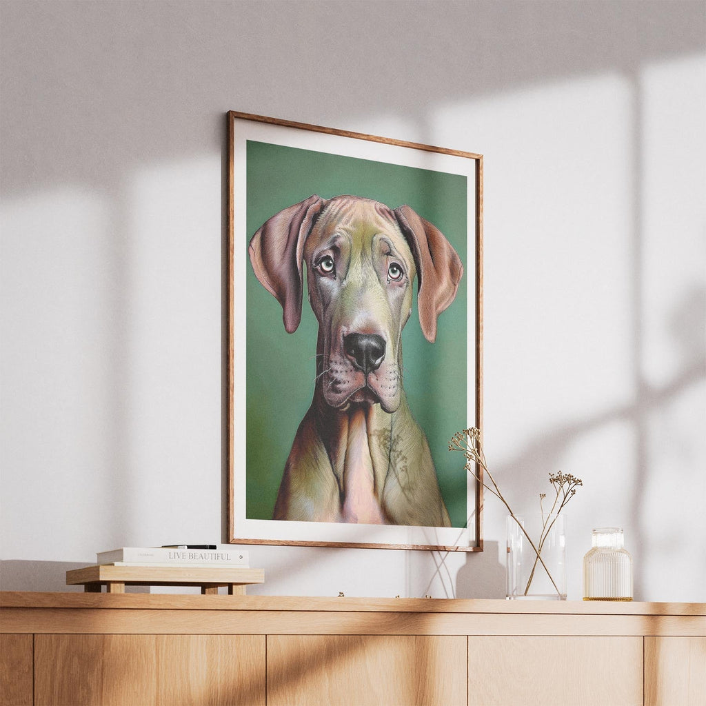 Great Dane Green Painted Series image 5