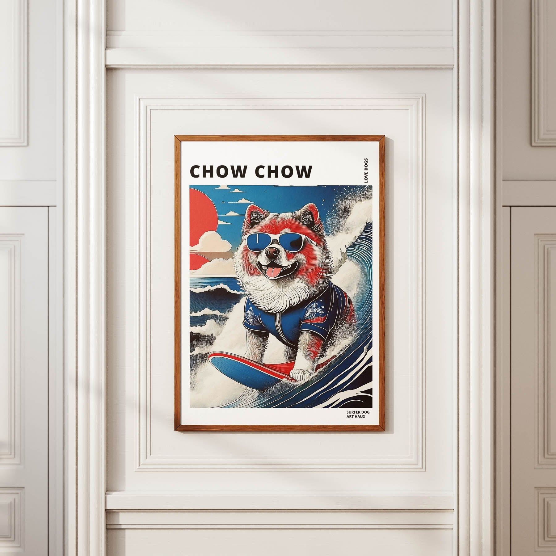 Chow Chow Hokosai Surfer Dogs 1 image 2