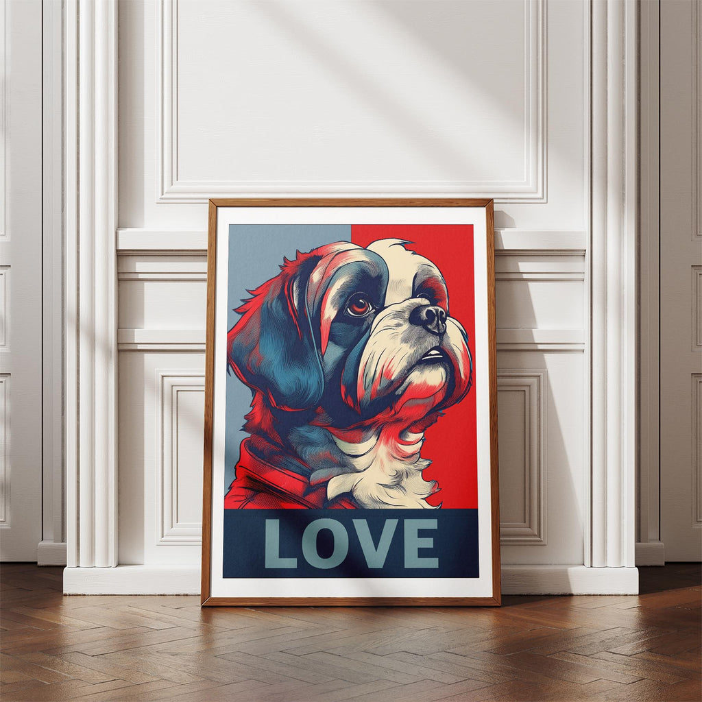 Shih Tzu LOVE Series Inspired by the Obama Poster image 4