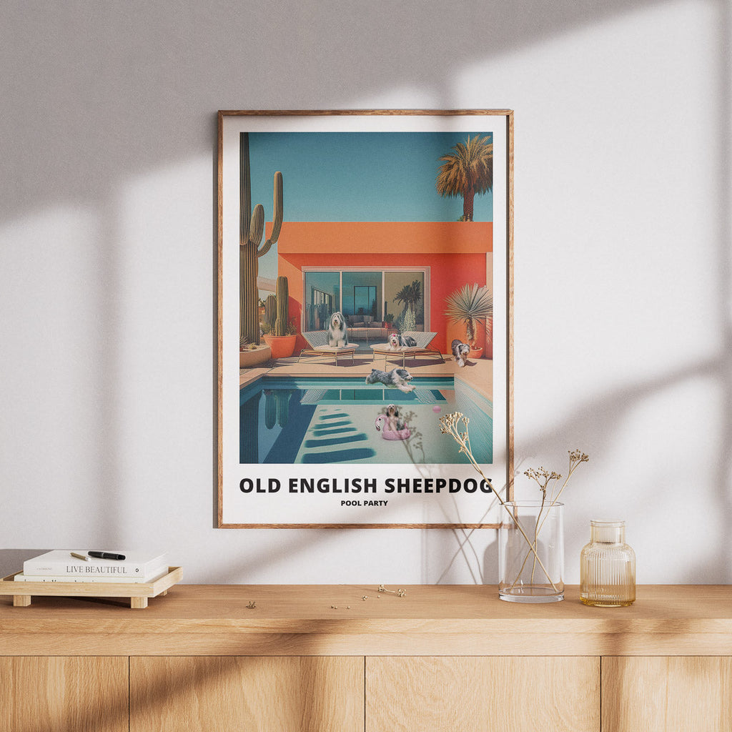 Old English Sheepdog Pool Party image 8