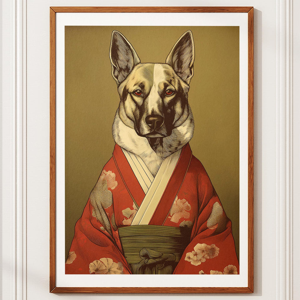 German Shepherd Japanse Kimono Dog Series image 10