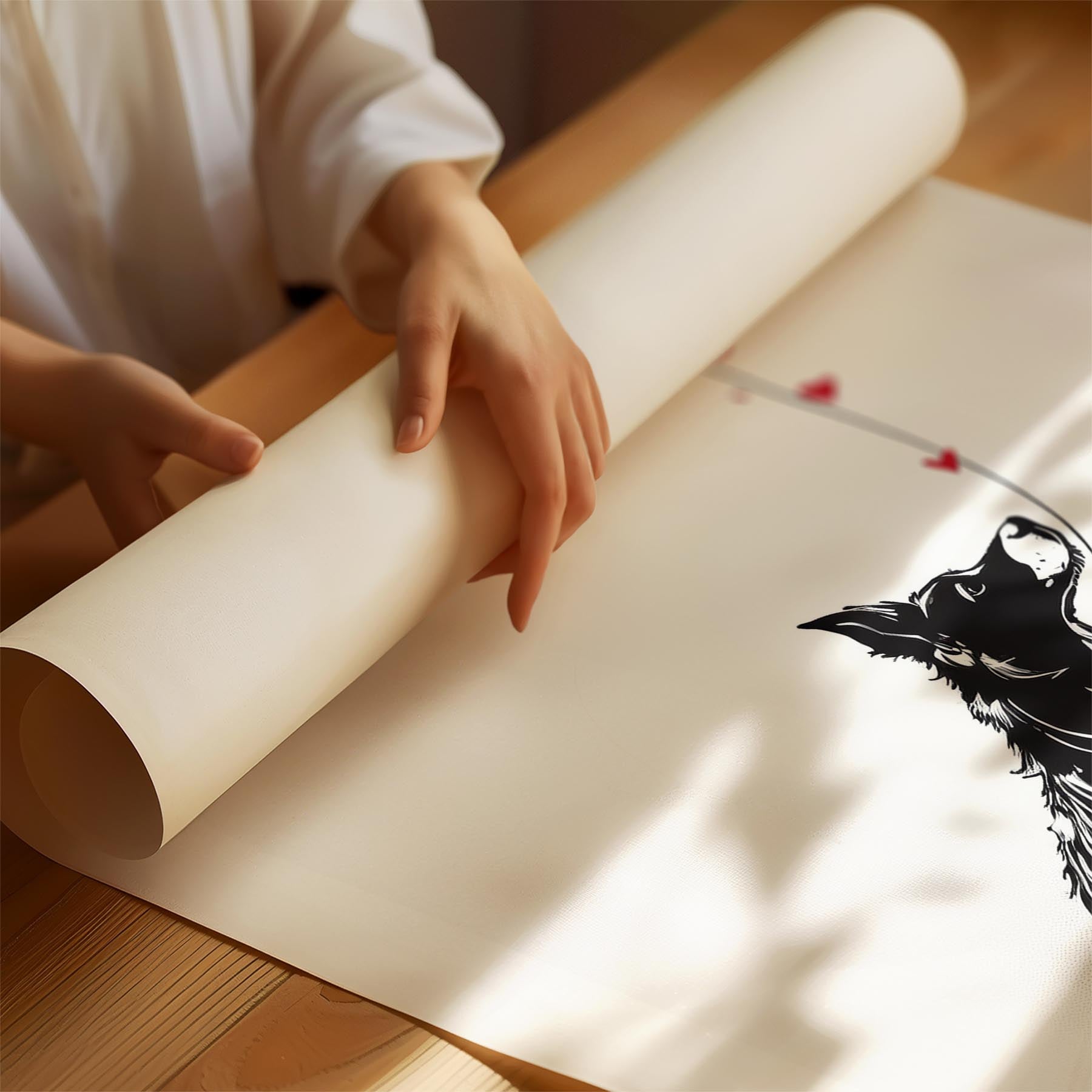 Border Collie DOGSY Series inspired by the Art of Banksy with text Dogsy image 1