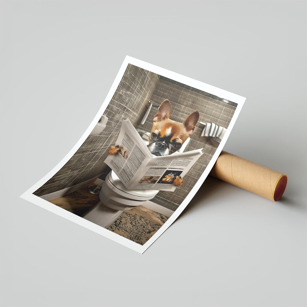 Boston Terrier Toilet Humour Dog Series 2 image 6