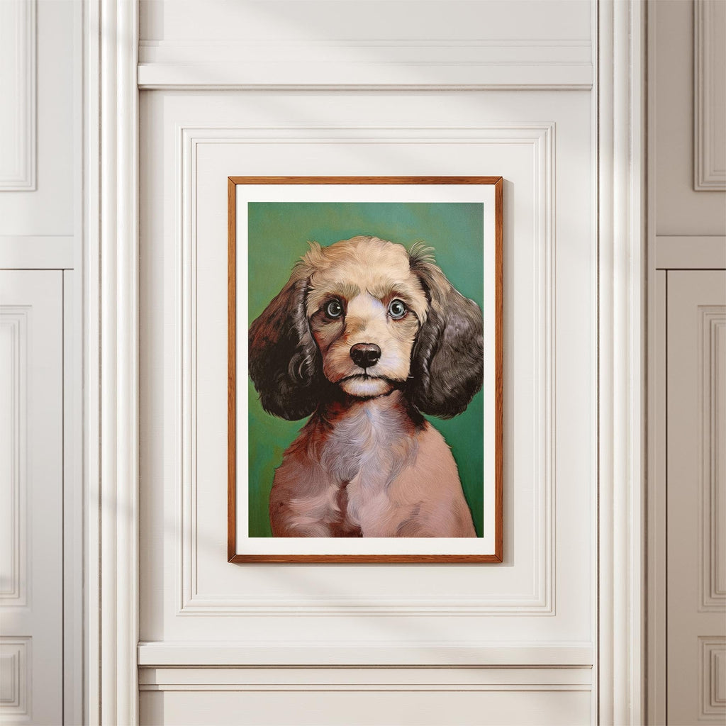 Cavoodle Green Painted Series image 3