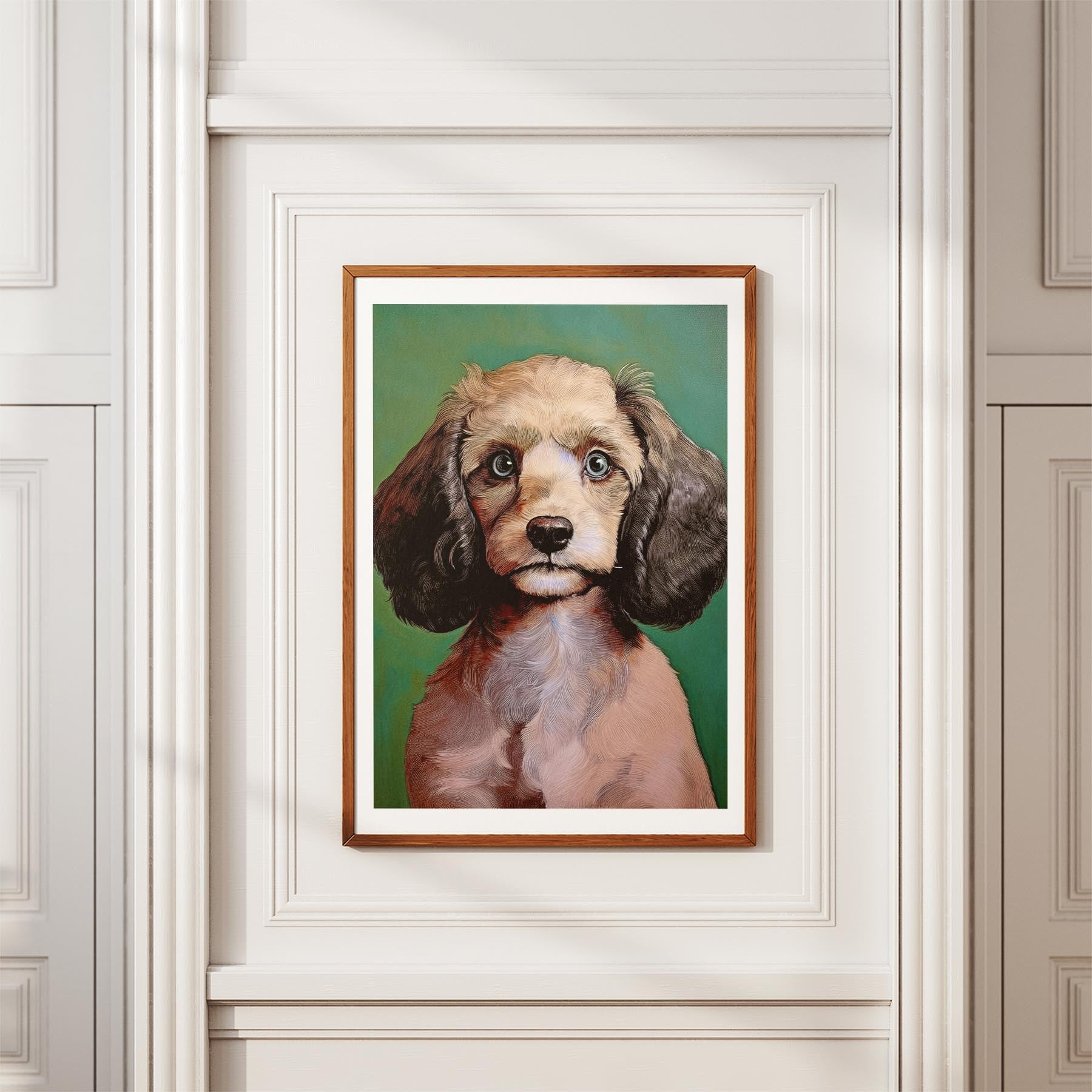 Cavoodle Green Painted Series image 3